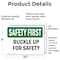 Signmission Safety Culture Sign, 10 in Width, Vinyl Decal, Rectangle OS-2PACK-SF-D-710-L-10747 - alternate 3